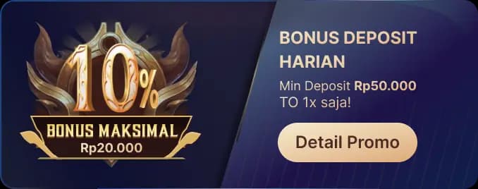 2# BONUS DEPOSIT HARIAN – TO 1X!